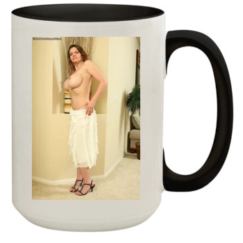 June Summers 15oz Colored Inner & Handle Mug