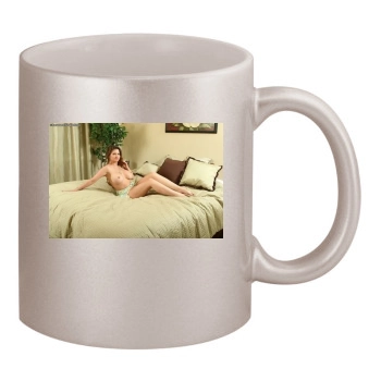 June Summers 11oz Metallic Silver Mug