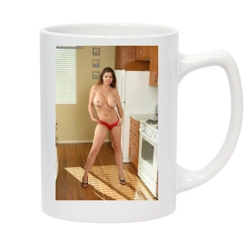 June Summers 14oz White Statesman Mug