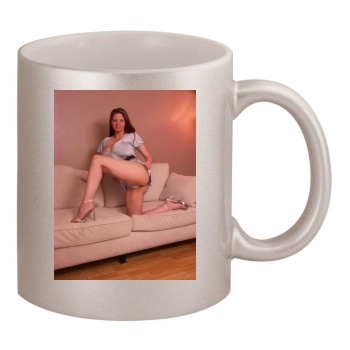 June Summers 11oz Metallic Silver Mug