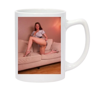 June Summers 14oz White Statesman Mug