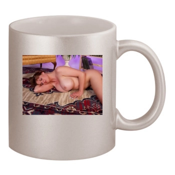 June Summers 11oz Metallic Silver Mug