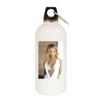 Katherine Heigl White Water Bottle With Carabiner