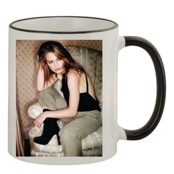 Keira Knightley 11oz Colored Rim & Handle Mug