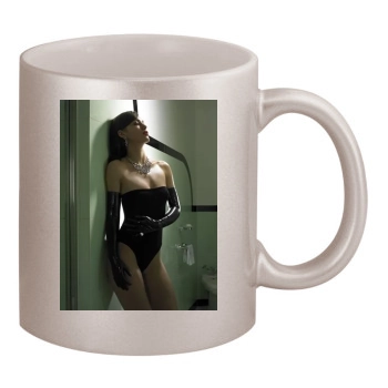 Keira Knightley 11oz Metallic Silver Mug