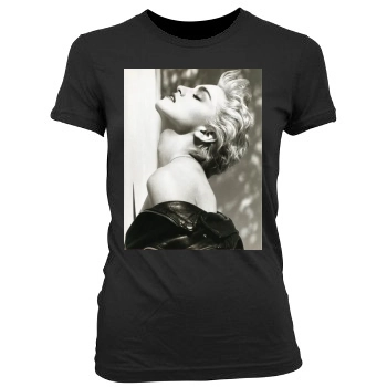 Madonna Women's Junior Cut Crewneck T-Shirt