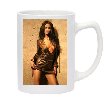 Megan Fox 14oz White Statesman Mug