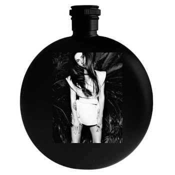 Megan Fox Round Flask