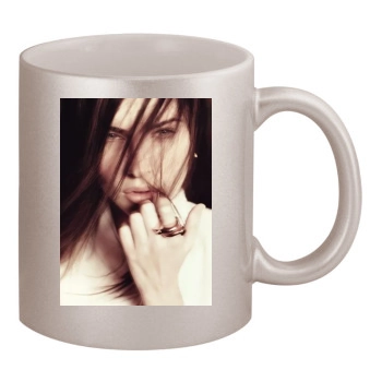 Megan Fox 11oz Metallic Silver Mug