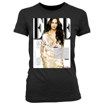 Megan Fox Women's Junior Cut Crewneck T-Shirt