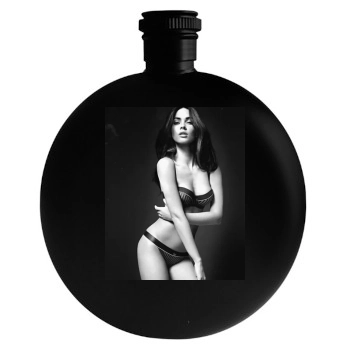 Megan Fox Round Flask