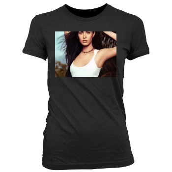 Megan Fox Women's Junior Cut Crewneck T-Shirt