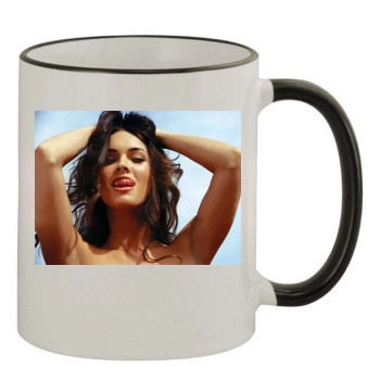 Megan Fox 11oz Colored Rim & Handle Mug