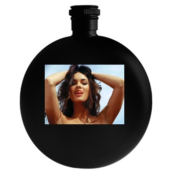 Megan Fox Round Flask