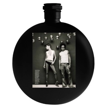 Adriana Lima Round Flask