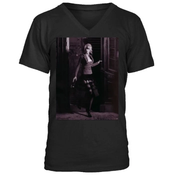 Claudia Schiffer Men's V-Neck T-Shirt