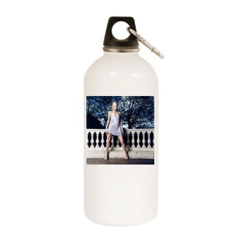 Paris Hilton White Water Bottle With Carabiner