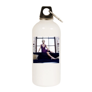 Paris Hilton White Water Bottle With Carabiner