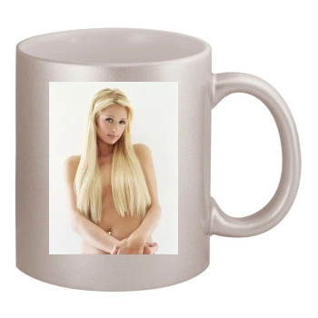 Paris Hilton 11oz Metallic Silver Mug