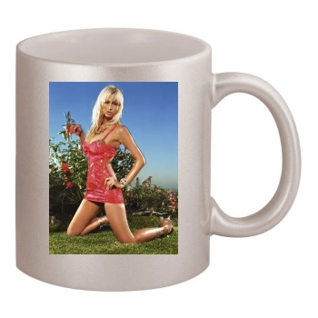 Paris Hilton 11oz Metallic Silver Mug