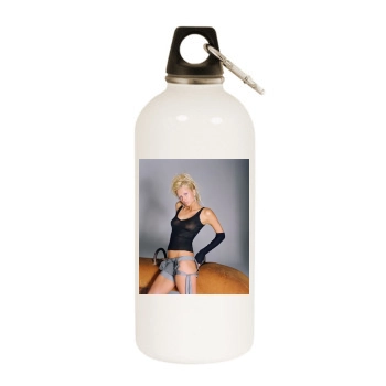 Paris Hilton White Water Bottle With Carabiner