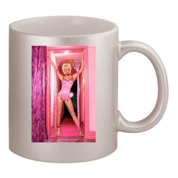 Paris Hilton 11oz Metallic Silver Mug