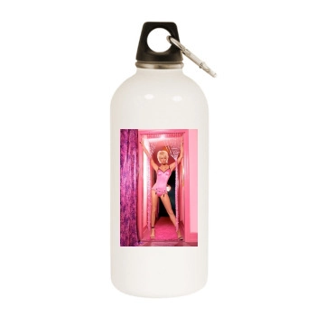 Paris Hilton White Water Bottle With Carabiner