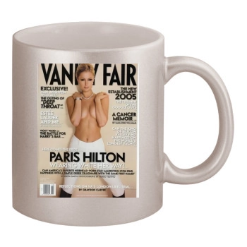 Paris Hilton 11oz Metallic Silver Mug