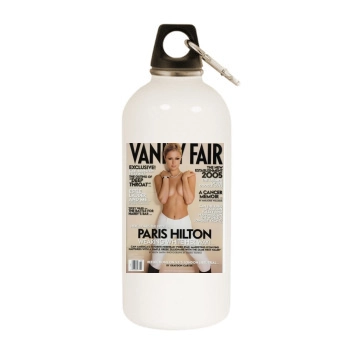 Paris Hilton White Water Bottle With Carabiner