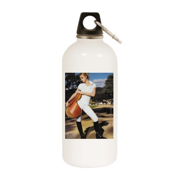 Paris Hilton White Water Bottle With Carabiner