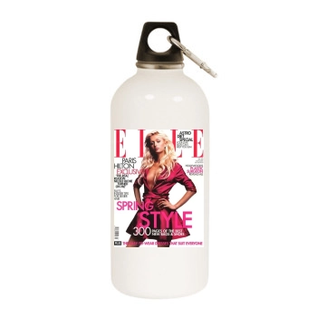 Paris Hilton White Water Bottle With Carabiner