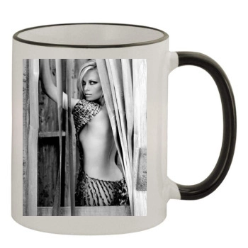 Charlize Theron 11oz Colored Rim & Handle Mug