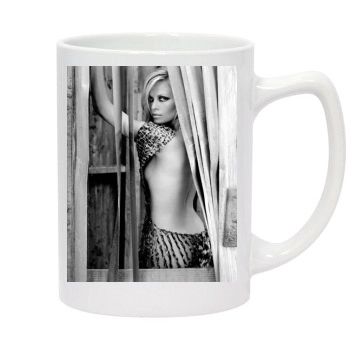 Charlize Theron 14oz White Statesman Mug