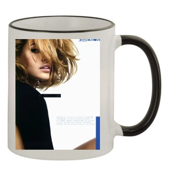 Eva Mendes 11oz Colored Rim & Handle Mug