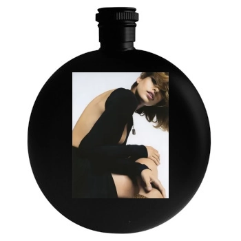 Eva Mendes Round Flask