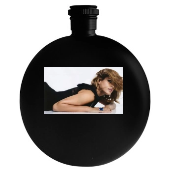 Eva Mendes Round Flask