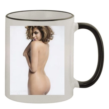 Eva Mendes 11oz Colored Rim & Handle Mug