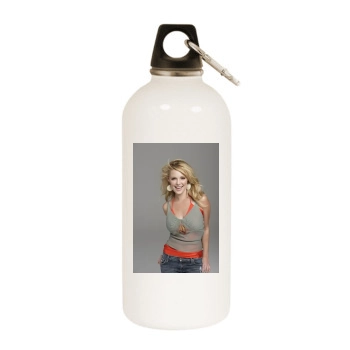 Katherine Heigl White Water Bottle With Carabiner