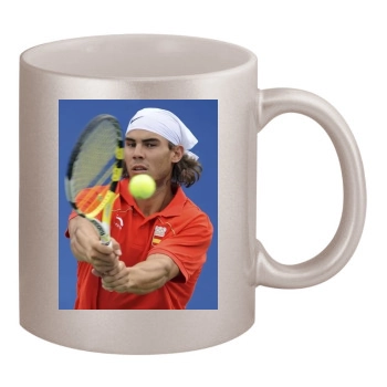 Rafael Nadal 11oz Metallic Silver Mug