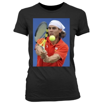 Rafael Nadal Women's Junior Cut Crewneck T-Shirt