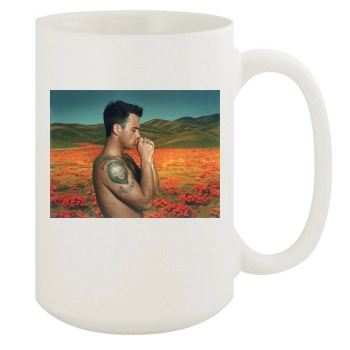 Robbie Williams 15oz White Mug