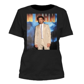 Robert Downey Jr Iron Man 2 Women's Cut T-Shirt