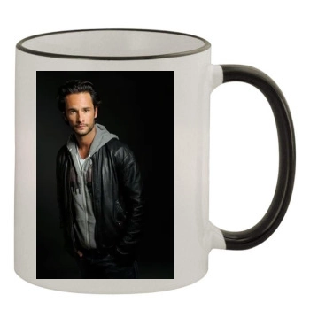 Rodrigo Santoro 11oz Colored Rim & Handle Mug