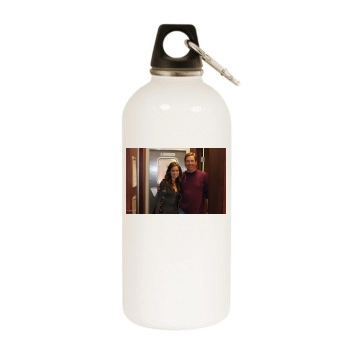 Big Bang Theory White Water Bottle With Carabiner