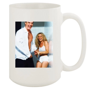 Carrie and Mr. Big 15oz White Mug