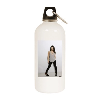 Glee Cast White Water Bottle With Carabiner