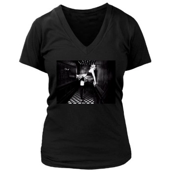 Madonna Women's Deep V-Neck TShirt