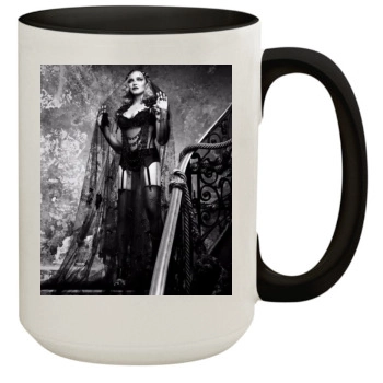 Madonna 15oz Colored Inner & Handle Mug