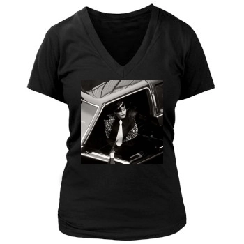 Madonna Women's Deep V-Neck TShirt