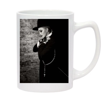 Madonna 14oz White Statesman Mug